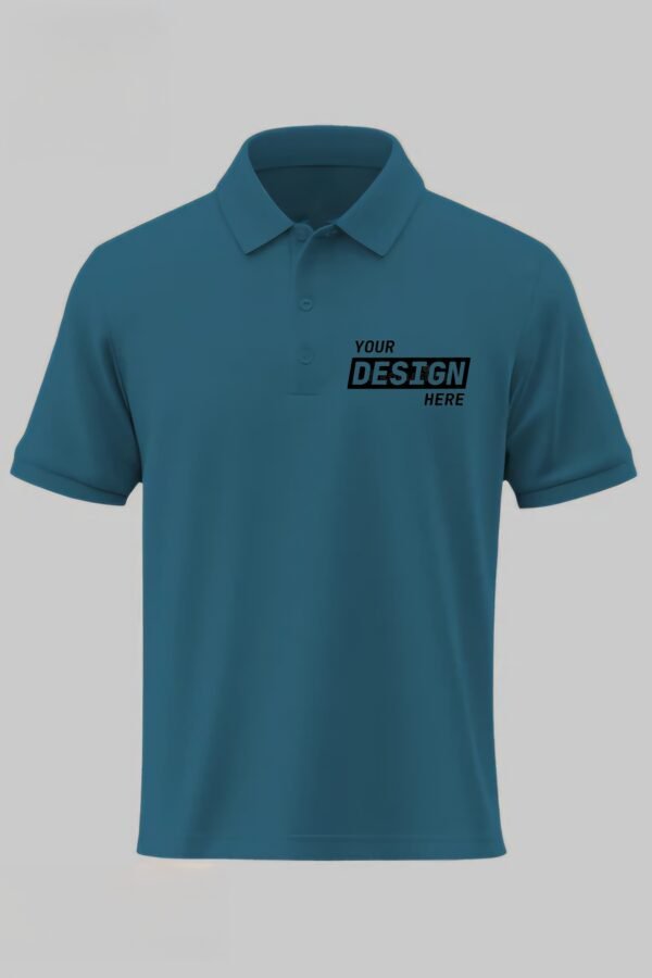 Customizable Deep Ocean Polo T-shirt