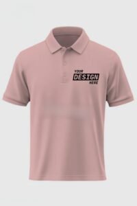 Customizable Dusy Rose Polo T-shirt